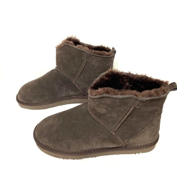 Lamo Bellona II Boots Women's Sz 10 Chocolate Brown Neutral Cozy Hygge - Picture 2 of 7